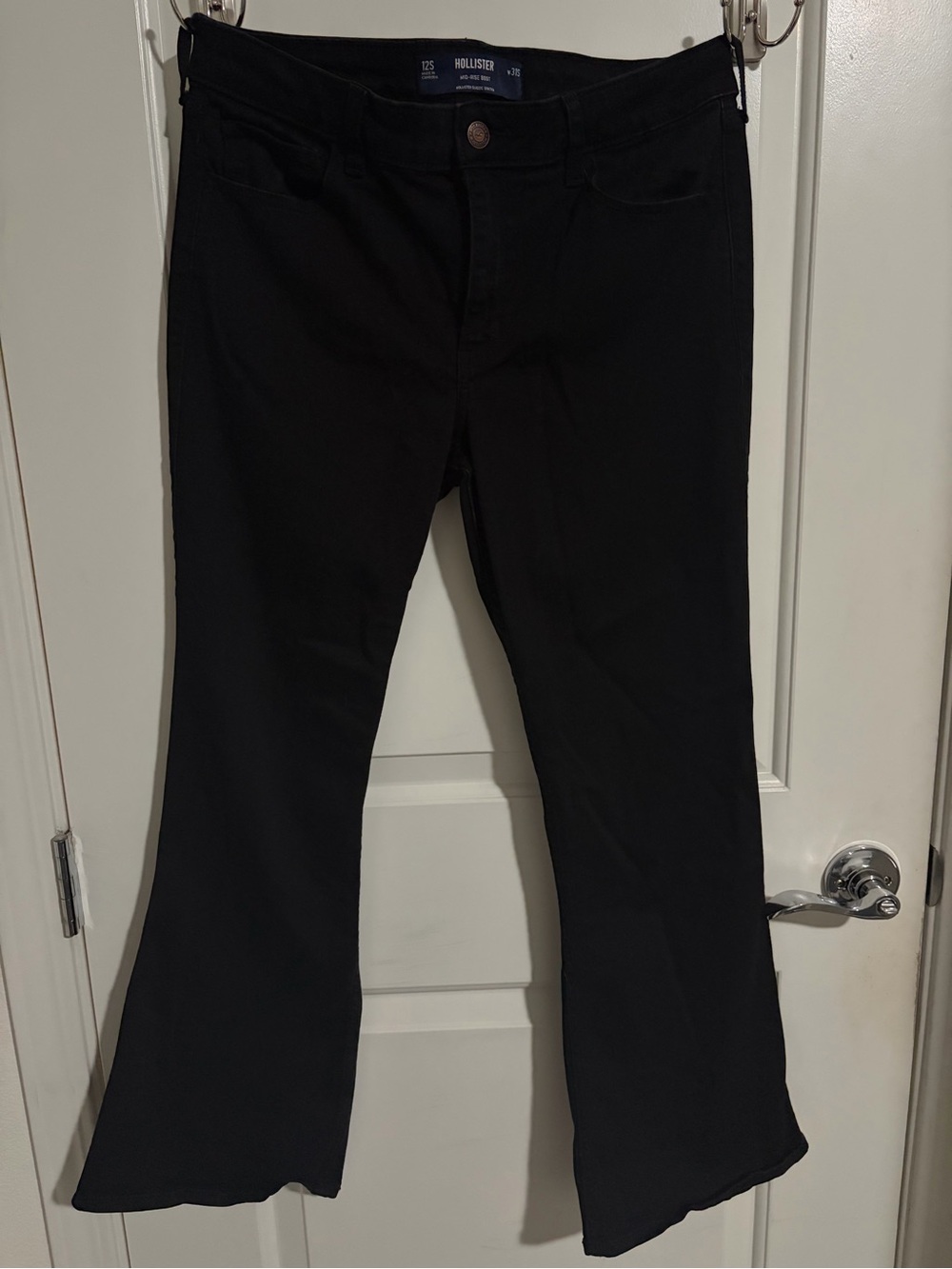 Hollister Black Women's bootcut mid rise jeans